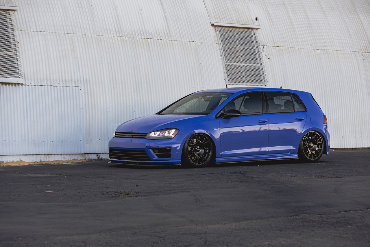 Volkswagen Golf R Rotiform Tuf R Black Wheel Pros